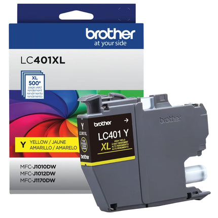 Genuine Brother LC401XL High Yield Yellow Ink Cartridge