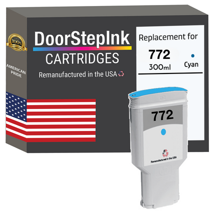 HP 772 300mL Cyan Ink Cartridge