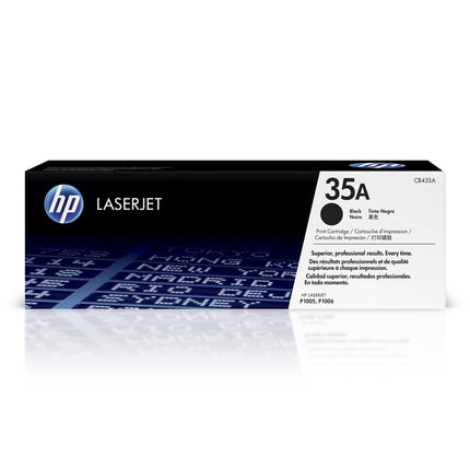 HP 35A High Yield Black LaserJet Toner Cartridge, CB435A