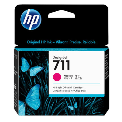 Original HP 711 29-ml (CZ131A) Magenta DesignJet Ink Cartridge