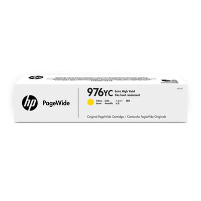 Original HP 976YC Extra High-Yield Yellow Ink Cartridge, L0S31YC