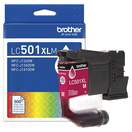 Original Brother LC501XL High Yield Magenta Ink Cartridge