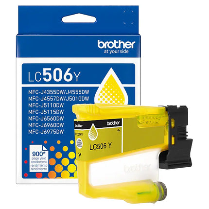 Original Brother LC506 Standard Yield Yellow Ink Cartridge