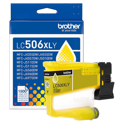 Original Brother LC506XL High Yield Yellow Ink Cartridge