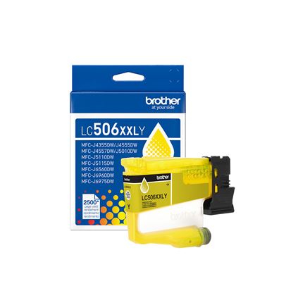 Original Brother LC506XXL Extra High Yield Yellow Ink Cartridge