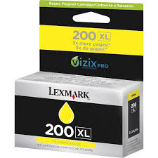 Original Lexmark 200xl High Yield Yellow Ink Cartridge, 14L0177
