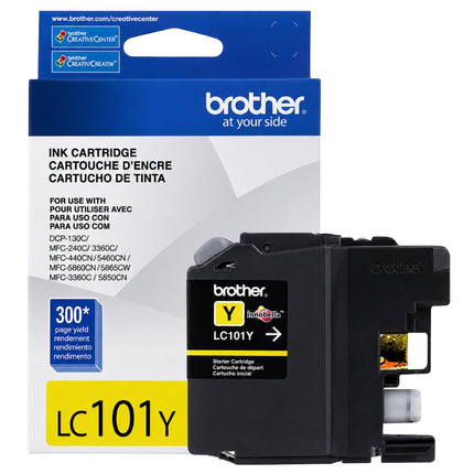 Original Brother LC101 Yellow Ink Cartridge