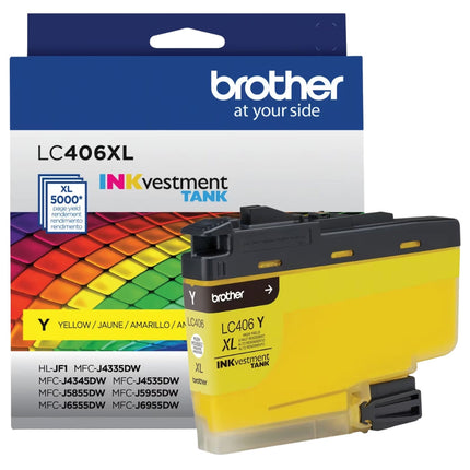 Original Brother LC406XL High Yield Yellow Ink Cartridge