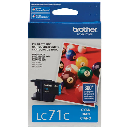Original Brother LC71 Cyan Ink Cartridge