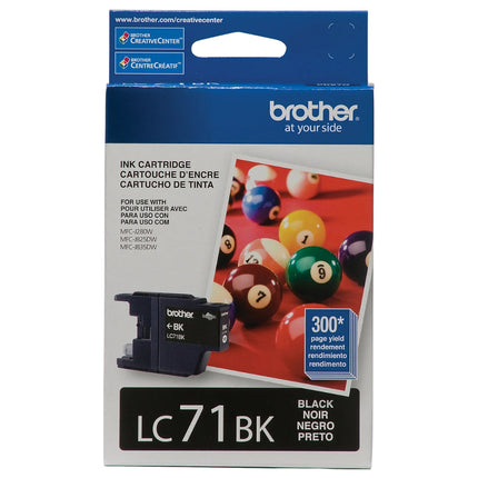 Original Brother LC71 Standard-yield Black Ink Cartridge