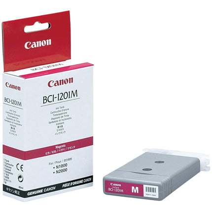 Original Canon BCI-1201 Magenta Standard-Yield Ink Cartridge, BCI-1201M