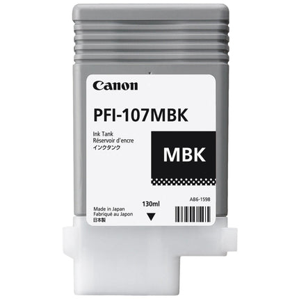 Original Canon PFI-107 130mL Matte Black Ink Cartridge