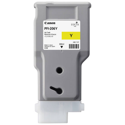 Original Canon PFI-206 300mL Yellow Ink Cartridge