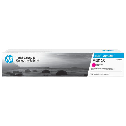 Original Samsung M404 Standard Yield Magenta Toner Cartridge, CLT-M404S