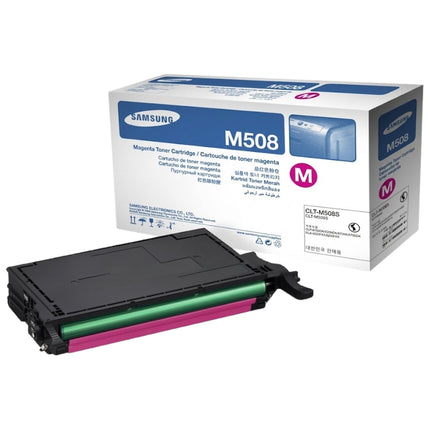 Original Samsung M508S Standard Yield Magenta Toner Cartridge, CLT-M508S