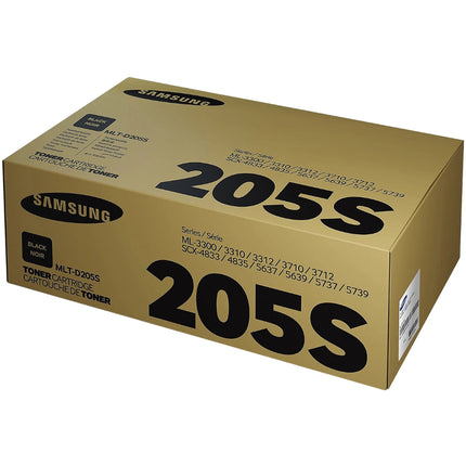 Orignal Samsung 205S Standard Yield Black Toner Cartridge, MLT-D205S