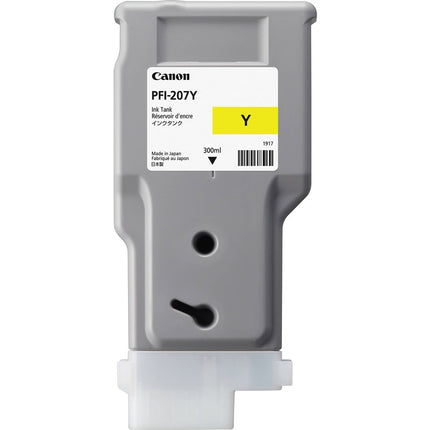 Original Canon PFI-207 300mL Yellow Ink Cartridge