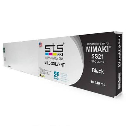 Original Mimaki SS21 Standard Yield Black Ink Cartridge, SPC-0501B