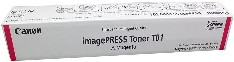 Genuine Canon T01M Standard Yield Magenta Toner Cartridge, 8068B001