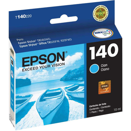 Genuine Epson 140 Cyan Ink Cartridge, T140220-AL