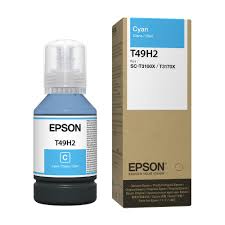 Original Epson T49H2 Standard Yield Cyan Ink Bottle, T49H200