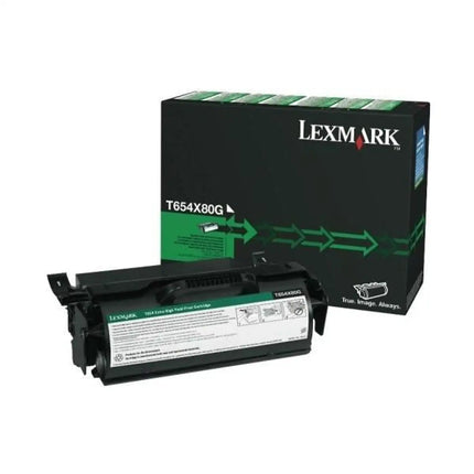 Lexmark T654X80G Extra High-Yield Black Toner Cartridge