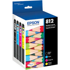 Original Epson 812 Standard Yield Multi-Color Ink Cartridge T812120-BCS