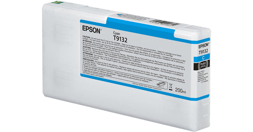 Original Epson T9132 Standard Yield Cyan Ink Cartridge