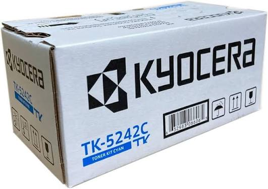Original Kyocera TK-5242C Standard Yield Cyan Toner Cartridge