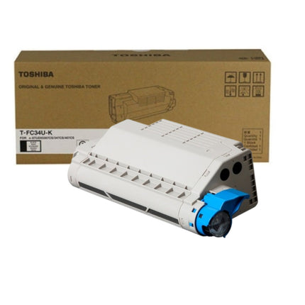 Genuine Toshiba TFC34UK Standard Yield Black Toner Cartridge, T-FC34U-K