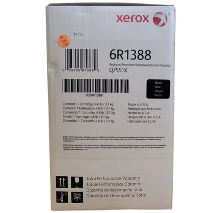 Original Xerox 6R1388 High Yield Black Toner Cartridge, (Alternative To The HP Q7551X (51X) Toner