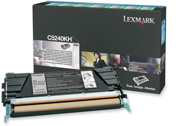 Original Lexmark C5240KH High Yield Black Toner Cartrridge