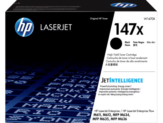 Original HP 147X High Yield Black Toner Cartridge, W1470X