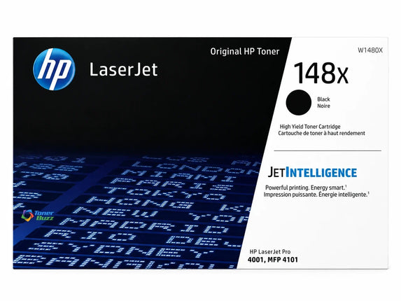 Original HP 148X High-Yield Black Toner Cartridge, W1480X
