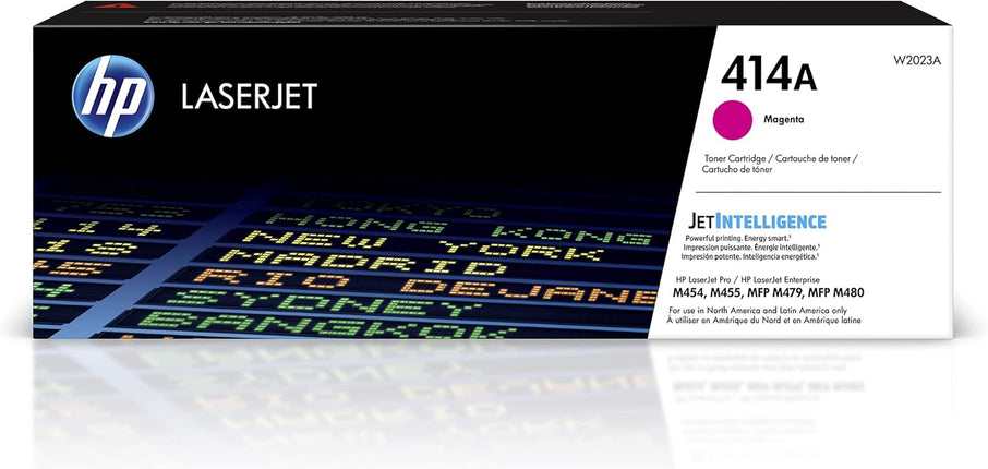 Original HP 414A High Yield Magenta Toner Cartridge, W2023A