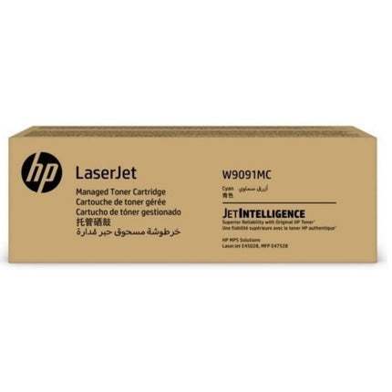 Original HP W9091MC High Yield Cyan Toner Cartridge