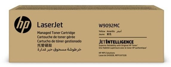 Genuine HP W9092MC High Yield Yellow Toner Cartridge