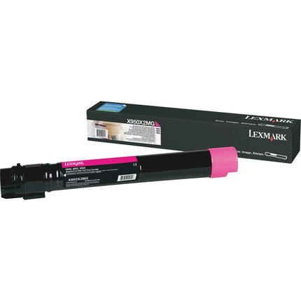 Orignal Lexmark X950X2MG Extra High Yield Magenta Toner Cartridge