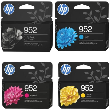 New Genuine HP 952 Black, Cyan, Magenta, Yellow Ink Cartridge