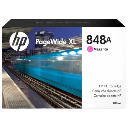 HP 848A 400-ml (F9J84A) Magenta PageWide XL Ink Cartridge