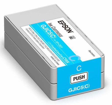 Genuine Epson GJIC5 (C) Cyan Pigment Ink Cartridge