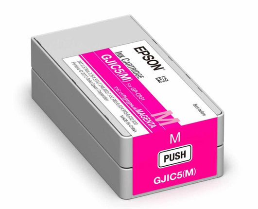 Genuine Epson GJIC5 (M) Magenta Pigment Ink Cartridge, C13S020565