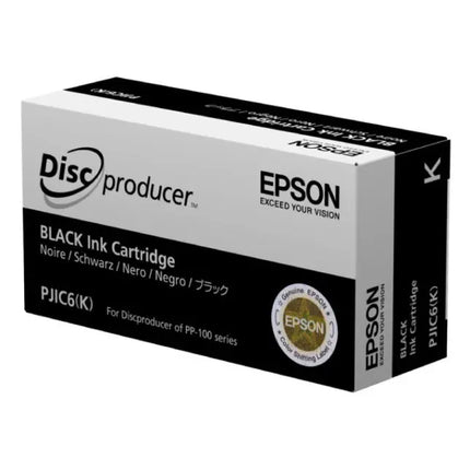 Genuine Epson PJIC6-K High-Yield Black Ink Cartridge