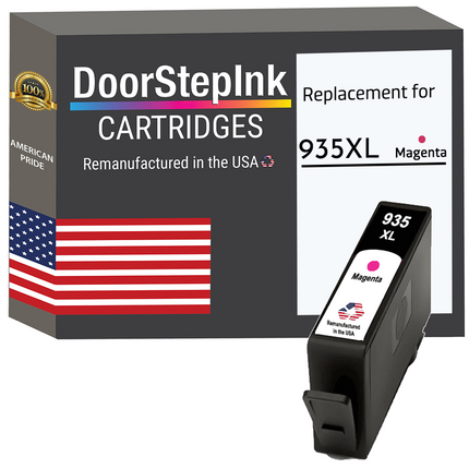 DoorStepInk Brand For HP 935XL Magenta Remanufactured in the USA