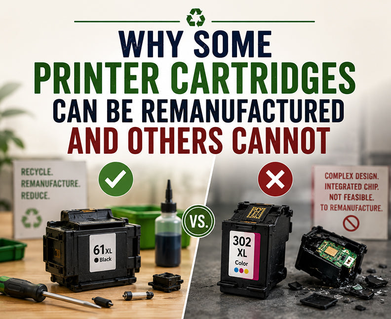 Why Some Printer Cartridges Can Be Remanufactured And Others Cannot