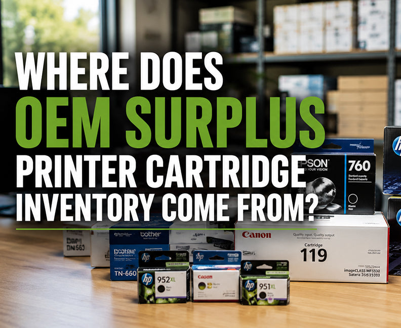 Where Does OEM Surplus Printer Cartridge Inventory Come From?