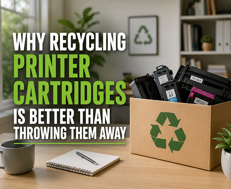 Why Recycling Printer Cartridges Is Better Than Throwing Them Away