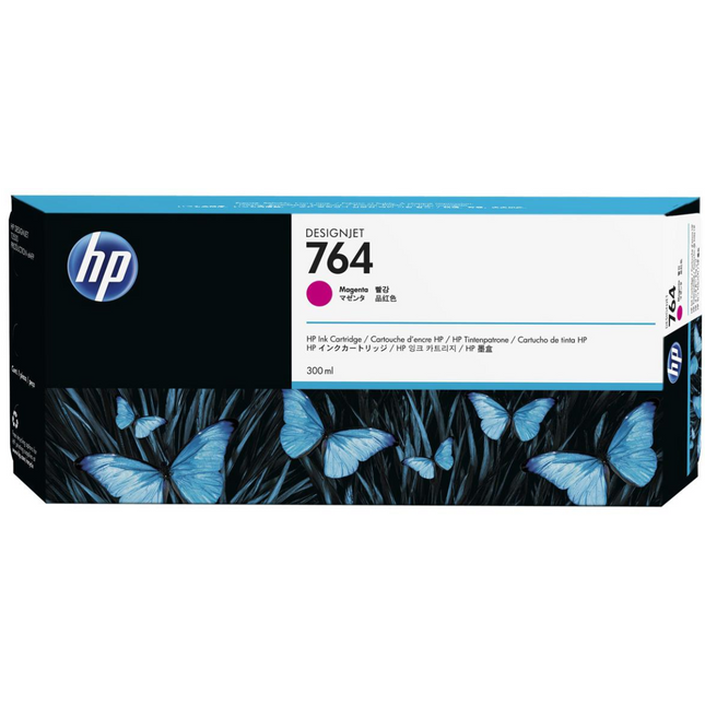 Original HP 764 300-ml Magenta Designjet Ink Cartridge | C1Q14A