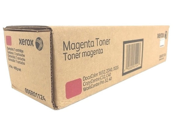 Genuine Xerox Docucolor 1632,2240,3535 Magenta Toner Cartridge, 006R01124