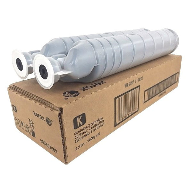 Original Xerox 6R1605 Standard Yield Black Toner Cartridge, 006R01605